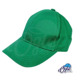 หมวกผ้าพีช-สีเขียว-ด้านข้าง
