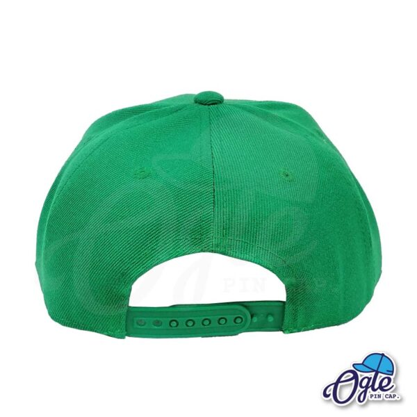 หมวกฮิปฮอป-สีเขียว-ด้านหลัง