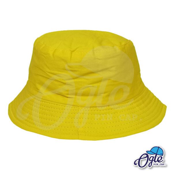 หมวกบักเก็ต สีเหลือง สีพื้น หมวกเปล่า ราคาส่ง