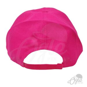 หมวกแก๊ป-ผ้าดีวาย-สีชมพู-ด้านหลัง