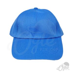 หมวกแก๊ป-ผ้าดีวาย-สีฟ้า-ด้านหน้า