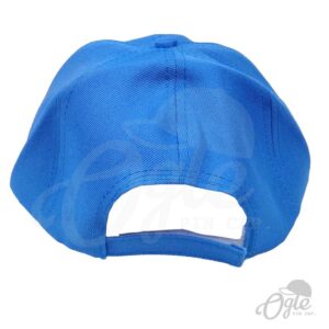 หมวกแก๊ป-ผ้าดีวาย-สีฟ้า-ด้านหลัง