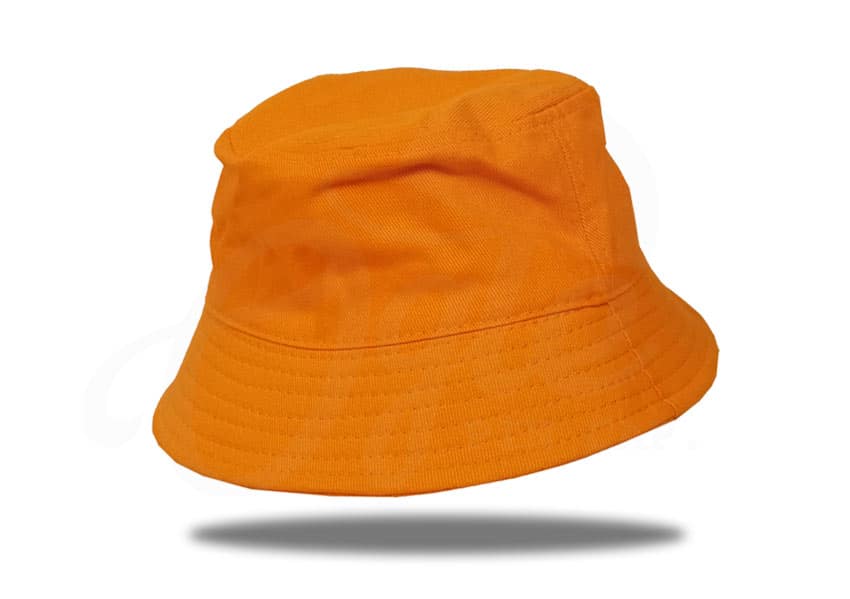 ประเภทของหมวก-หมวกบักเก็ต-สีส้ม