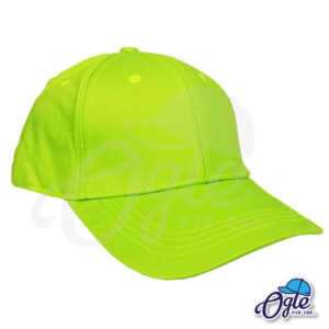 หมวกแก๊ป-ผ้าพีช-สีเขียวมะนาว-ด้านขวา-ตัวล็อคบัคเคิ้ลเหล็ก