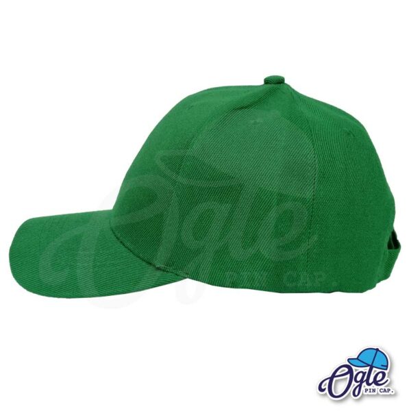 หมวกแก๊ป-สีเขียว-ผ้าชาลี-ด้านข้าง
