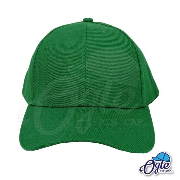 หมวกแก๊ป-สีเขียว-ผ้าชาลี-ด้านหน้า