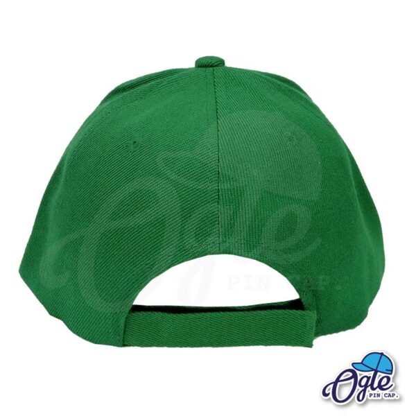 หมวกแก๊ป-สีเขียว-ผ้าชาลี-ด้านหลัง