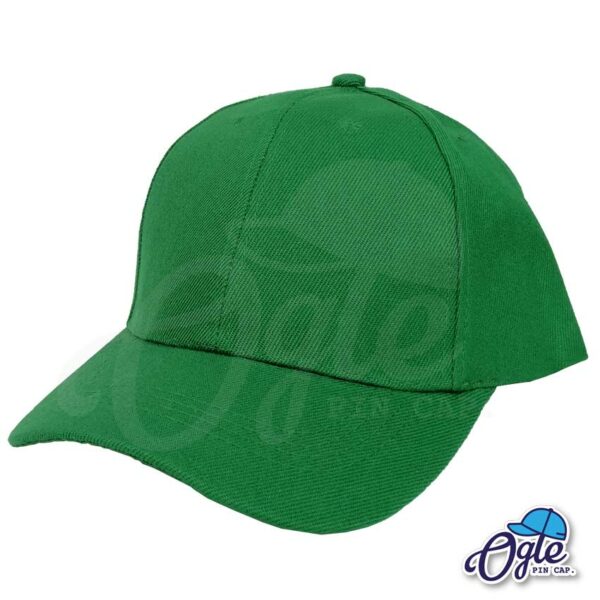 หมวกแก๊ป-สีเขียว-ผ้าชาลี-หมวกเอียงข้าง