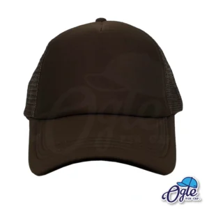 ด้านหน้า-หมวกตาข่าย-สีน้ำตาล