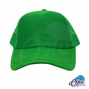 หมวกตาข่าย-สีเขียวล้วน-ด้านหน้า