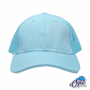 หมวกตาข่าย วินเทจ สีฟ้า