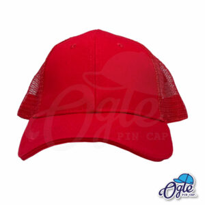 หมวกตาข่าย ด้านหน้า สีแดง