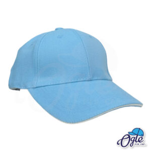 หมวกแก๊ปแซนวิช-ด้านขวา-สีฟ้า