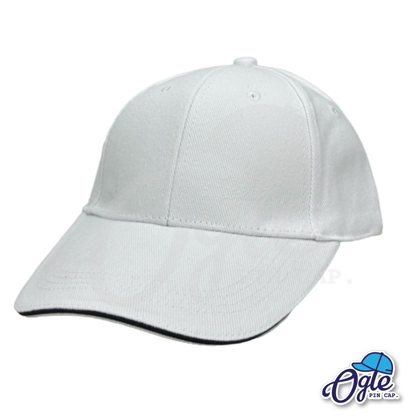 หมวกแซนวิช-สีขาว หมวกแซนวิช-สีขาว